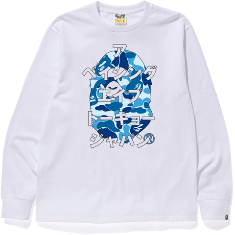 ABC CAMO JAPANESE LETTERS L/S TEE MENS