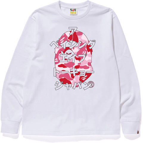 ABC CAMO JAPANESE LETTERS L/S TEE MENS