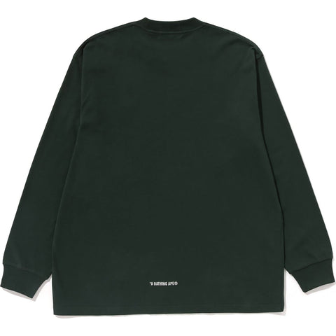APE HEAD ONE POINT L/S TEE MENS