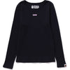 BAPE LABEL RIB L/S TEE LADIES