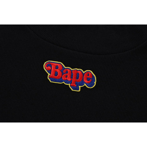 BAPE PATCH HIGH NECK L/S TEE KIDS