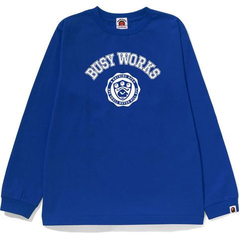 BAPE BUSY WORKS L/S TEE KIDS