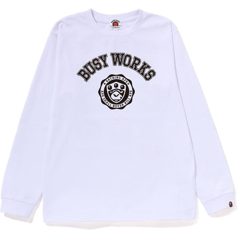 BAPE BUSY WORKS L/S TEE KIDS