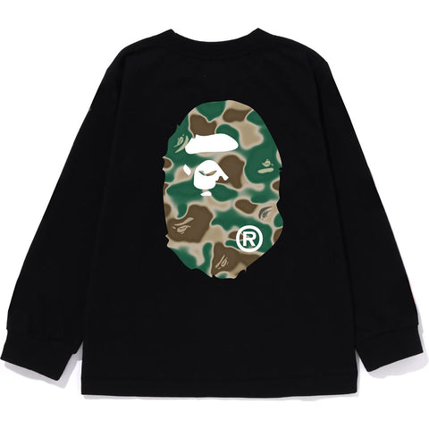 LIQUID CAMO APE HEAD L/S TEE KIDS