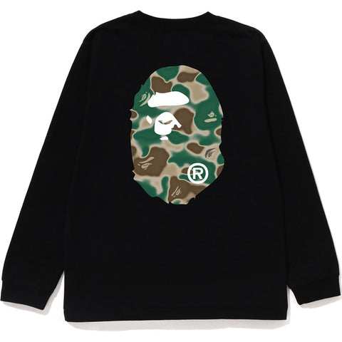 LIQUID CAMO APE HEAD L/S TEE JR KIDS