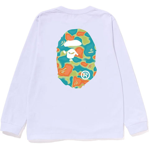 LIQUID CAMO APE HEAD L/S TEE JR KIDS