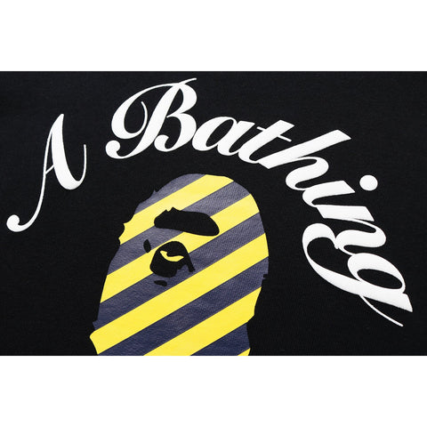 STRIPE COLLEGE CREWNECK ONEPIECE LADIES