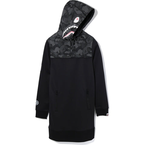 ABC DOT REFLECTIVE CAMO SHARK HOODIE ONE LADIES