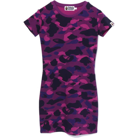 COLOR CAMO BODYCON TEE ONEPIECE LADIES