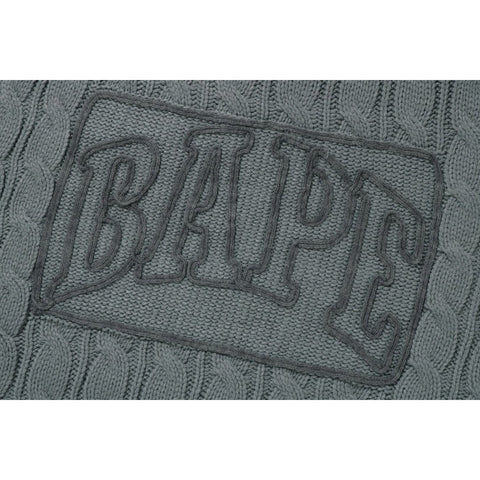 BAPE CABLE KNIT ONEPIECE LADIES