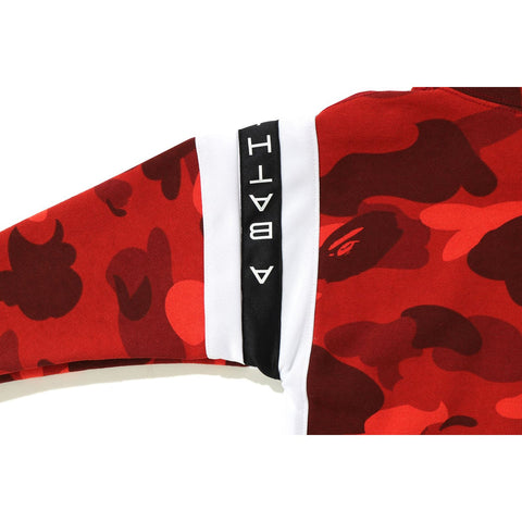 COLOR CAMO LOGO TAPE PULLOVER HOODIE KIDS