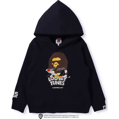 BAPE X LOONEY TUNES APE HEAD PULLOVER HOODIE KIDS