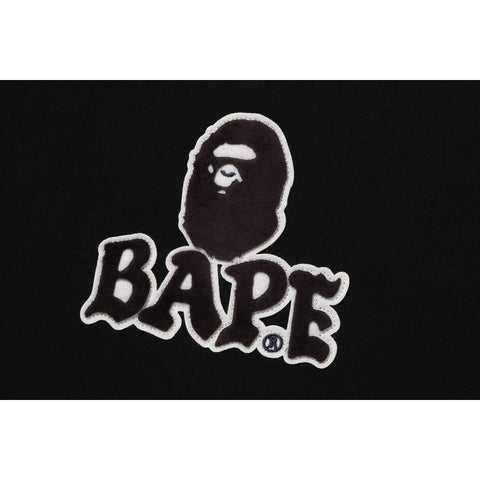 BAPE PATCHED OVERDIZED PULLOVER HOODIE L