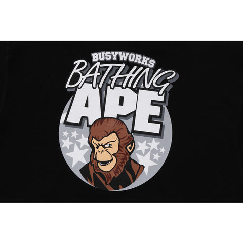 APE RELAXED FIT PULLOVER HOODIE M