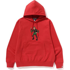 APE RELAXED FIT PULLOVER HOODIE M