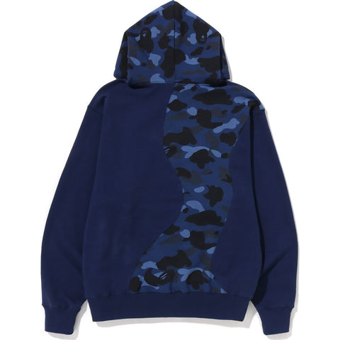 COLOR CAMO COLLEGE CUTTING RELAXED FIT HOODIE M