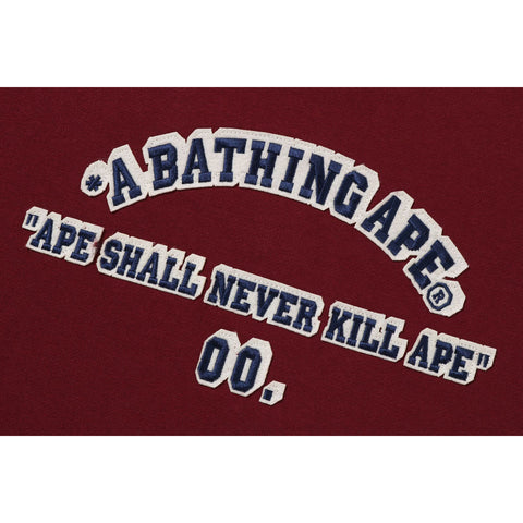 A BATHING APE OVERSIZED PULLOVER HOODIE L