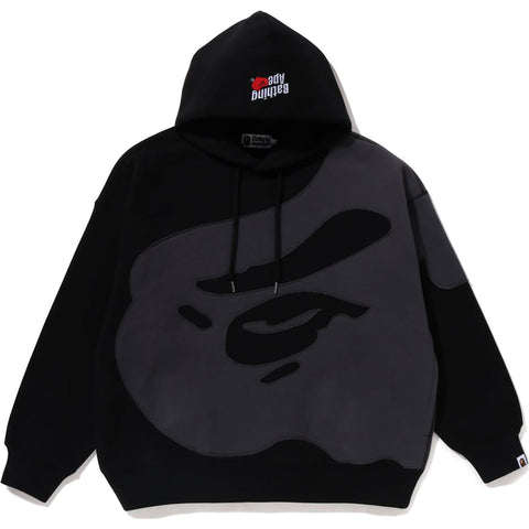 BAPE HEAD PATCH PULLOVER HOODIE MENS