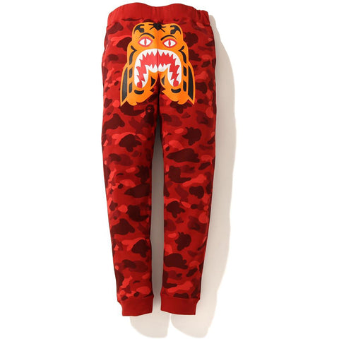 COLOR CAMO TIGER SLIM SWEAT PANTS MENS