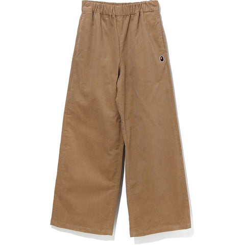 CORDUROY WIDE PANTS LADIES