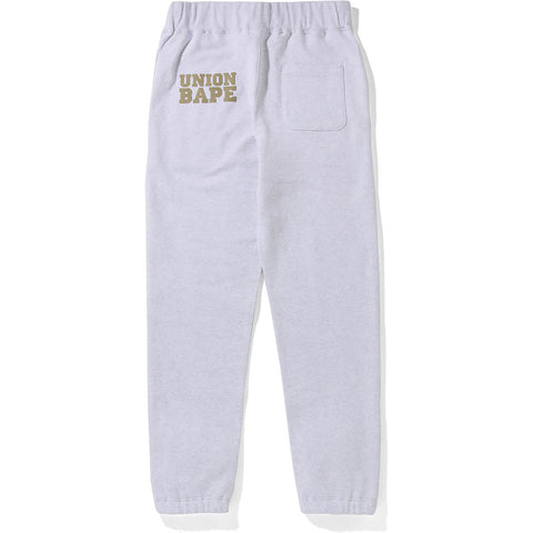 UNION X BAPE SWEAT PANTS M