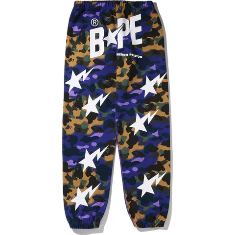 BAPE X HERON PRESTON MIX 1ST CAMO SWEAT PANTS M