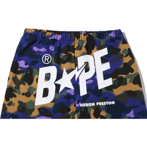 BAPE X HERON PRESTON MIX 1ST CAMO SWEAT PANTS M