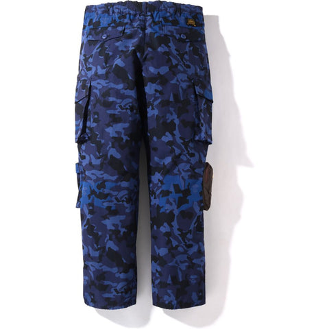 SAND CAMO MULTI POCKET WIDE FIT PANTS MENS