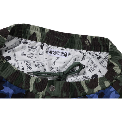 BAPE X UNDFTD COLOR CAMO FLANNEL PANTS M