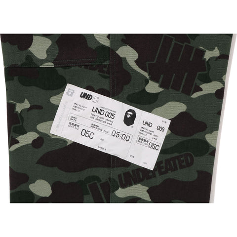 BAPE X UNDFTD COLOR CAMO FLANNEL PANTS M