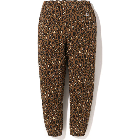 LEOPARD OVERSIZED SWEAT PANTS L