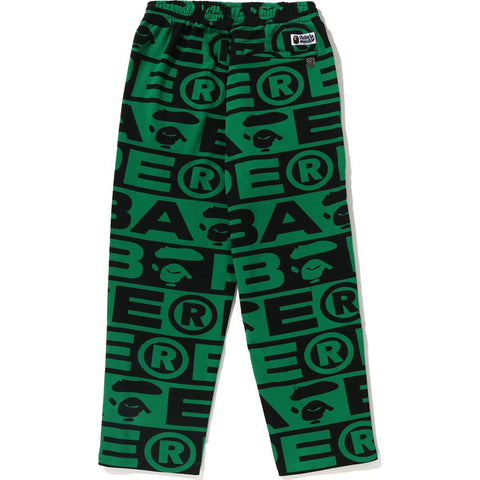 LUX SPORT PATTERN JACQUARD TRACK PANTS MENS