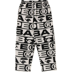 LUX SPORT PATTERN OVERSIZED SWEAT PANTS MENS