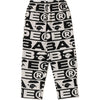 LUX SPORT PATTERN OVERSIZED SWEAT PANTS MENS