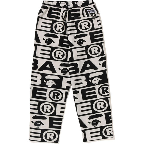 LUX SPORT PATTERN OVERSIZED SWEAT PANTS MENS