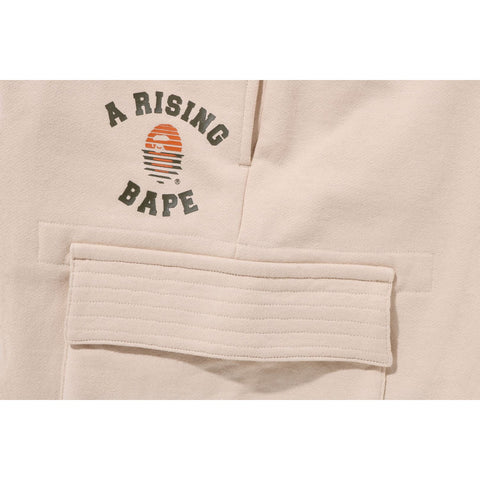 A RISING BAPE MILITARY SWEAT PANTS RELAXED FIT MENS