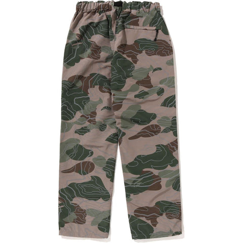 LAYERED LINE CAMO TRACK PANTS MENS