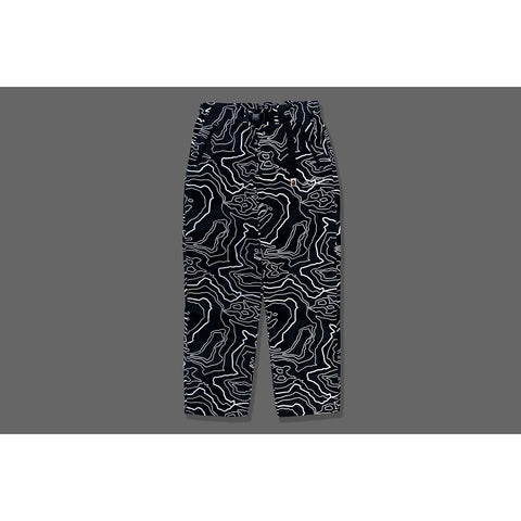 LAYERED LINE CAMO TRACK PANTS MENS