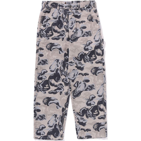 BAPE ART CAMO GOBELIN WORK PANTS MENS