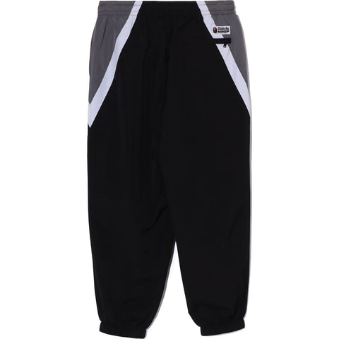 COLOR BLOCKING METAL LOGO PIN TRACK PANTS MENS