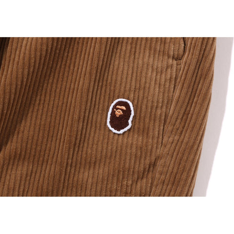 APE HEAD ONE POINT CORDUROY CHEF PANTS MENS