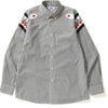 STRIPE SHARK SHOULDER WIDE OXFORD BD SHI MENS