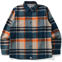 BAPE CHECK SHIRT MENS