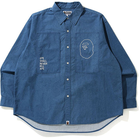 LOOSE FIT RIPSTOP SHIRT MENS