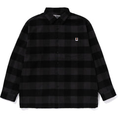 BLOCK CHECK SHIRT RELAXED FIT MENS