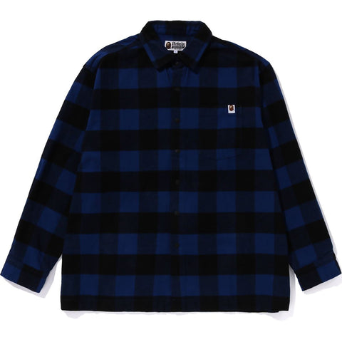 BLOCK CHECK SHIRT RELAXED FIT MENS