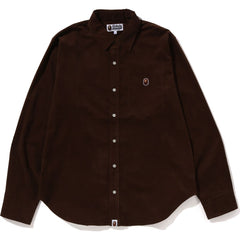 APE HEAD ONE POINT CORDUROY SHIRT MENS