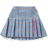 CHECK PLEATED SKIRT KIDS