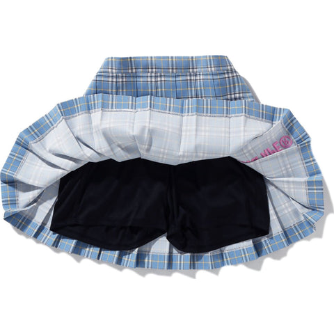 CHECK PLEATED SKIRT KIDS