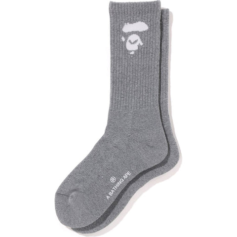 A BATHING APE TERRY SOCKS L